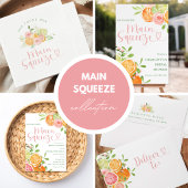 Main Squeeze Citrus Bruiloftsfeest Servet