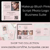 Rouge Roze Script Logo Foto Make-up Studio Tote Bag