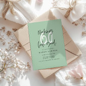 Goud maken 60 ziet er goed uit op uitnodiging om f