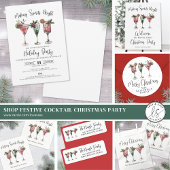 Making Spirits Bright kerstcocktail Party Kaart