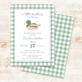 Mallard Duck Baby shower Breng Boek voor Baby Kaar Informatiekaartje