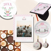 Mallard Duck Monogram Afstuderen Crest Afstuderen Kaart