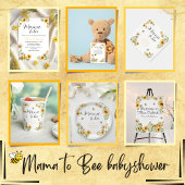 Mama to Bee Bumblebee Baby shower welkomstbanner Spandoek