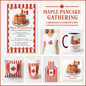 Thanksgiving Canadese Stijl | Maple Ochtendbrunch Kaart