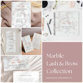 Marble Roos Gold Lashes & Brows Pricing & Services Reclamekaart