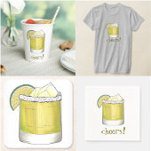 Margarita Cocktail Print Cinco de Mayo Gemengd Dri Tafelkleed