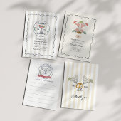 Margs Tees & Matrimony Golf Bruidsfeest Kaart