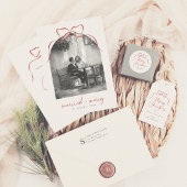 Getrouwd en vrolijk boog boog boog foto budget ker