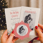 Getrouwd & Vrolijk Preppy Budget Foto Kerstmis