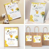 Elegant vond ze haar honingbij Vrijgezellenfeest Reclamebord Met Voetstuk