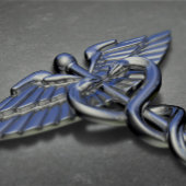 Chrome Professional Medical Caduceus - Mousepad Muismat