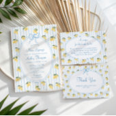 Lemon Blue Bow Italian Guess hoeveel citroen drupp Poster