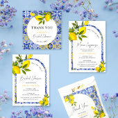 Lemon Mediterranean Boho Arch Celebration Kaart