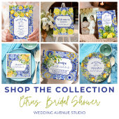 Lemon Main Squeeze Vrijgezellenfeest Bedankkaart