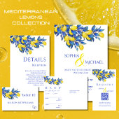 Mediterraans-citroenen- Verjaardag Kaart