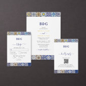 Mediterraan Portugees Tegels bruiloft gunst Bedankdoosjes (Personaliseer de collectie van deze zelfstandige maker.)