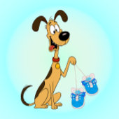 Rico de Hond Baby Boy Shower Cadeaulabel