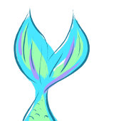 Mermaid Bubble Swirls T-Shirt