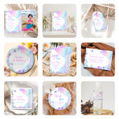 Zeemeermin onder het Zee 3e verjaardagsfeestje Kaart