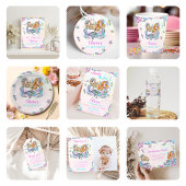 Zeemeermin Splish Splash 4e verjaardagsfeestje Kaart