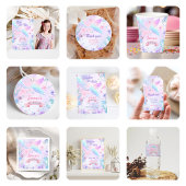 Zeemeermin Meisje 1e Verjaardagsfeest Spandoek