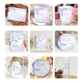 splish splash zeemeermin meisje 4e verjaardag part kaart