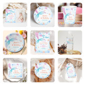 Zeemeermin Twee Het Zee 2e Verjaardagsfeest Kaart