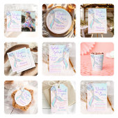 Oneder Het Zee Zeemeermin 1e Verjaardagsfeest Kaart