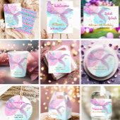 Mermaid Splish Splash Pool Girl Hartelijk dank Kaart