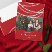 Merry & Bright Sparking Lights Chic Holiday Party Menu (Personaliseer de collectie van deze zelfstandige maker.)