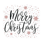 Kerstafeestdag in Merry & Bright Coral Papieren Bordje