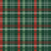 Colorful Plaid Christmas Leggings for Women