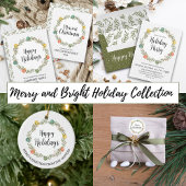 Vrolijke Kerstmis Cypress & Sneeuwval Patroon Vaka Tafelkleed