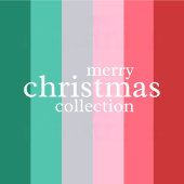 Vrolijk kerstrood en groen etiket