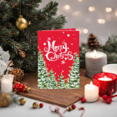 Vrolijke Kerstmis Sneeuw Bomen Kerstmis Papier cup Papieren Bekers