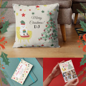 Wit Beer Schattige Uniek Modern Kerstfeest Kaart