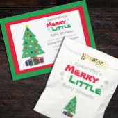 Merry Little Baby shower Kaart