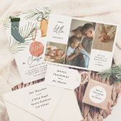 Simple Serif Typography Classic Return-adres Rubberstempel