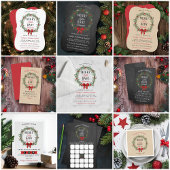 Merry Little KerstBaby shower Bedankdoosjes