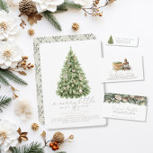 Merry Little Christmas Tree Baby shower Bedankdoosjes