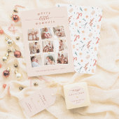 Minimalistische gouden hartcrème kalligrafie etiket