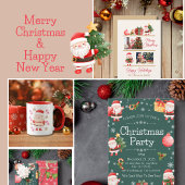 Schattige Charmant Winter Sneeuwman Kerstfeest Kaart