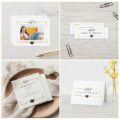 Afstuderen Gold Faux Folie Elegant Badge