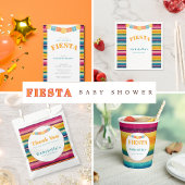 Baby shower van Fiesta Papel Picado Servet