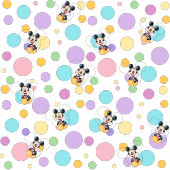 Mickey Mouse Polka Dot Baby Shower Kaart