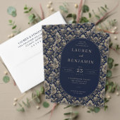 Midnight Baroque Wedding Cadeaupapier (Personaliseer deze collectie van deze onafhankelijke maker. Test)