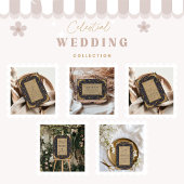 Midnight Celestial Baroque Wedding Save The Date