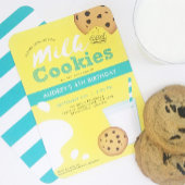 Gelukkige Verjaardag Melk en Chocolade Chip Cookie Kaart