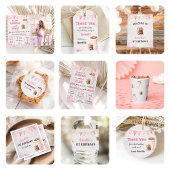 Eerste verjaardagsfeestje voor meisje met melk en  servet