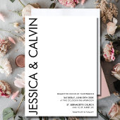 Aangepaste gasten Adresetiketten zwart en wit Sticker